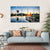 Sunrise Over Fishing Jetty Canvas Wall Art-5 Horizontal-Gallery Wrap-22" x 12"-Tiaracle