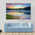 Sunrise Over Forest Lake Canvas Wall Art-3 Horizontal-Gallery Wrap-37" x 24"-Tiaracle
