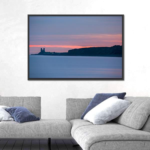 Sunrise Over Herne Bay In England Canvas Wall Art-3 Horizontal-Gallery Wrap-25" x 16"-Tiaracle