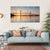 Sunrise Over Newport Bridge Canvas Wall Art-5 Horizontal-Gallery Wrap-22" x 12"-Tiaracle