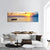 Colorful Sunrise Over Ocean Panoramic Canvas Wall Art-1 Piece-36" x 12"-Tiaracle