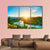 Sunrise Over River Clutha In New Zealand Canvas Wall Art-3 Horizontal-Gallery Wrap-37" x 24"-Tiaracle