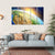Sunrise Over The Earth Canvas Wall Art-5 Horizontal-Gallery Wrap-22" x 12"-Tiaracle