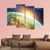 Sunrise Over The Earth Canvas Wall Art-3 Horizontal-Gallery Wrap-25" x 16"-Tiaracle