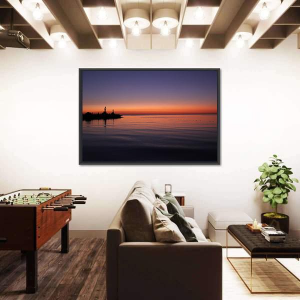 Sunrise Over The Red Sea Canvas Wall Art-3 Horizontal-Gallery Wrap-25" x 16"-Tiaracle