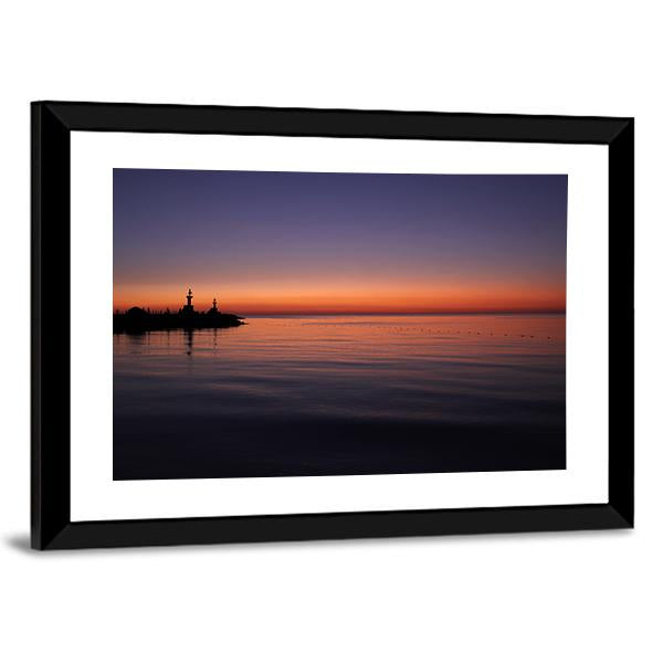 Sunrise Over The Red Sea Canvas Wall Art-3 Horizontal-Gallery Wrap-25" x 16"-Tiaracle