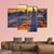 Sunrise Over Winter Landscape Canvas Wall Art-1 Piece-Gallery Wrap-48" x 32"-Tiaracle