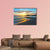 Sunrise View From Beach Canvas Wall Art-4 Horizontal-Gallery Wrap-34" x 24"-Tiaracle