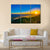 Sunrise View Of Valley Near Enna In Central Sicily Canvas Wall Art-3 Horizontal-Gallery Wrap-37" x 24"-Tiaracle