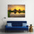 Sunset Above Farm Houses And Windmills Canvas Wall Art-1 Piece-Gallery Wrap-36" x 24"-Tiaracle