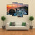 Sunset At A Rocky Beach Canvas Wall Art-4 Pop-Gallery Wrap-50" x 32"-Tiaracle