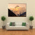 Sunset At K2 Mountain Canvas Wall Art-4 Horizontal-Gallery Wrap-34" x 24"-Tiaracle