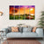 Sunset At Lake Balaton Canvas Wall Art-5 Horizontal-Gallery Wrap-22" x 12"-Tiaracle