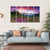 Sunset At Mt Shkhara Canvas Wall Art-5 Horizontal-Gallery Wrap-22" x 12"-Tiaracle