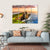 Sunset At Neist Point Lighthouse Canvas Wall Art-4 Horizontal-Gallery Wrap-34" x 24"-Tiaracle