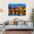 Sunset At Rome Italy With Saint Peter's Basilica Canvas Wall Art-4 Horizontal-Gallery Wrap-34" x 24"-Tiaracle