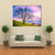 Sunset Behind Leafless Winter Tree Canvas Wall Art-4 Horizontal-Gallery Wrap-34" x 24"-Tiaracle