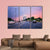 Sunset Evening In Typical Busy American City Canvas Wall Art-3 Horizontal-Gallery Wrap-37" x 24"-Tiaracle