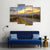 Sunset In Lincolnshire Wolds Canvas Wall Art-4 Pop-Gallery Wrap-50" x 32"-Tiaracle