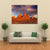 Sunset In Sahara Desert Canvas Wall Art-5 Star-Gallery Wrap-62" x 32"-Tiaracle