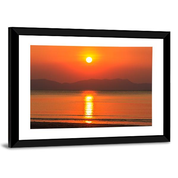 Sunset Of Pak Meng Beach Canvas Wall Art-3 Horizontal-Gallery Wrap-25" x 16"-Tiaracle