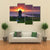 Sunset On An Ancient Castle In Ireland Canvas Wall Art-4 Pop-Gallery Wrap-50" x 32"-Tiaracle