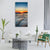 Sunset On Sea Landscape Vertical Canvas Wall Art-1 Vertical-Gallery Wrap-12" x 24"-Tiaracle