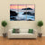 Sunset On The Cliffs At Godrevy Canvas Wall Art-3 Horizontal-Gallery Wrap-37" x 24"-Tiaracle