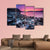 Sunset On The Stone Coast Canvas Wall Art-1 Piece-Gallery Wrap-48" x 32"-Tiaracle