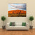 Sunset Over Ayers Rock In Australia Canvas Wall Art-1 Piece-Gallery Wrap-36" x 24"-Tiaracle