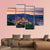Sunset Over Budapest Canvas Wall Art-4 Pop-Gallery Wrap-50" x 32"-Tiaracle