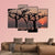 Sunset Over Garda Lake Canvas Wall Art-3 Horizontal-Gallery Wrap-25" x 16"-Tiaracle
