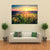 Sunset Over The Forest Hills Canvas Wall Art-4 Horizontal-Gallery Wrap-34" x 24"-Tiaracle