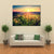 Sunset Over The Forest Hills Canvas Wall Art-5 Star-Gallery Wrap-62" x 32"-Tiaracle