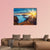 Sunset Over The Mountains In Portugal Canvas Wall Art-5 Horizontal-Gallery Wrap-22" x 12"-Tiaracle