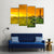 Sunset Over Valley In Brazil Canvas Wall Art-4 Pop-Gallery Wrap-50" x 32"-Tiaracle