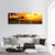 Sunset Scene At Tropical Beach Panoramic Canvas Wall Art-1 Piece-36" x 12"-Tiaracle