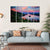 Sunset View Of A Lake Tahoe Canvas Wall Art-5 Horizontal-Gallery Wrap-22" x 12"-Tiaracle