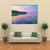 Sunsrise Over Forest Lake Canvas Wall Art-5 Star-Gallery Wrap-62" x 32"-Tiaracle