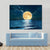 Super Moon Over Water Canvas Wall Art-1 Piece-Gallery Wrap-36" x 24"-Tiaracle