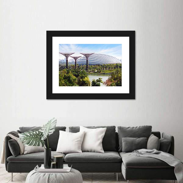 Super Tree Grove Garden Canvas Wall Art-1 Piece-Framed Print-20" x 16"-Tiaracle