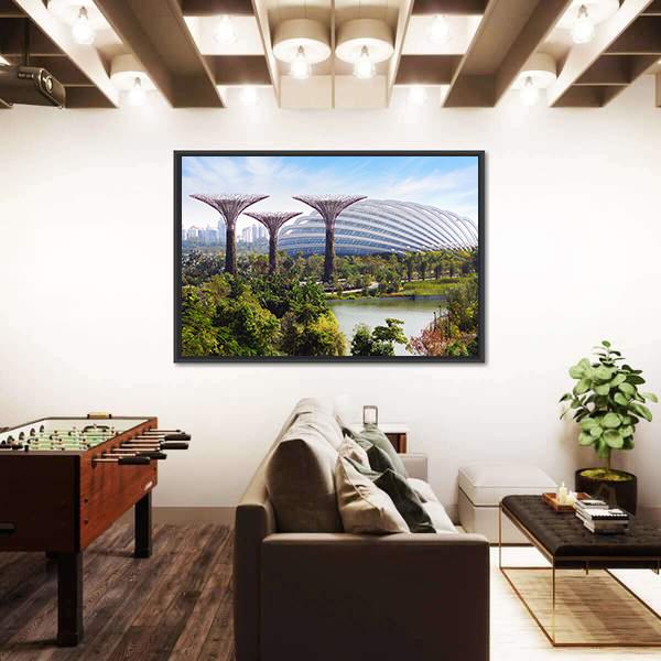 Super Tree Grove Garden Canvas Wall Art-5 Horizontal-Gallery Wrap-22" x 12"-Tiaracle