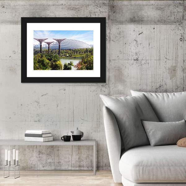 Super Tree Grove Garden Canvas Wall Art-5 Horizontal-Gallery Wrap-22" x 12"-Tiaracle