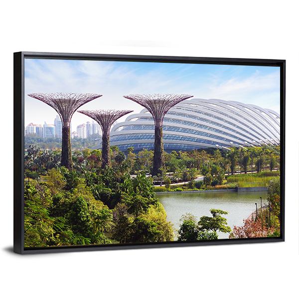 Super Tree Grove Garden Canvas Wall Art-5 Horizontal-Gallery Wrap-22" x 12"-Tiaracle