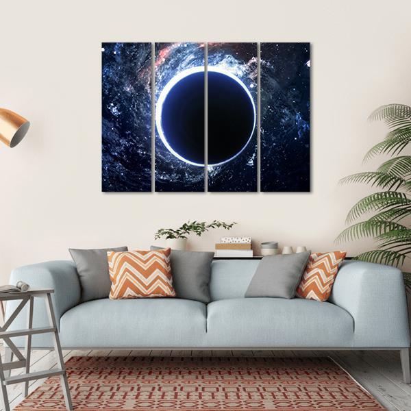 Supermassive Black Hole Canvas Wall Art-4 Horizontal-Gallery Wrap-34" x 24"-Tiaracle