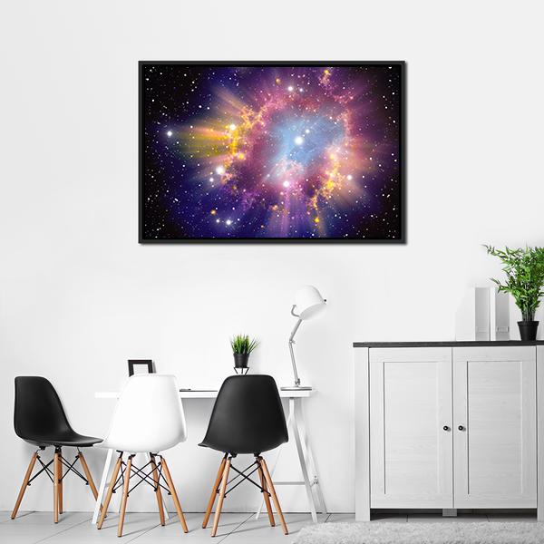Supernova Explosion Canvas Wall Art-3 Horizontal-Gallery Wrap-25" x 16"-Tiaracle