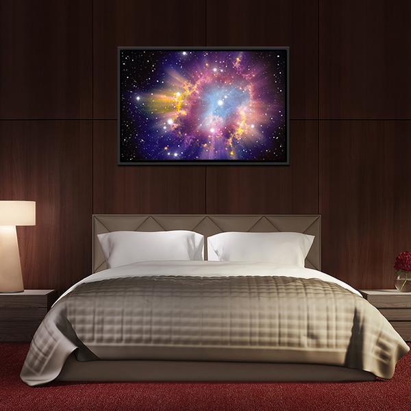 Supernova Explosion Canvas Wall Art-3 Horizontal-Gallery Wrap-25" x 16"-Tiaracle