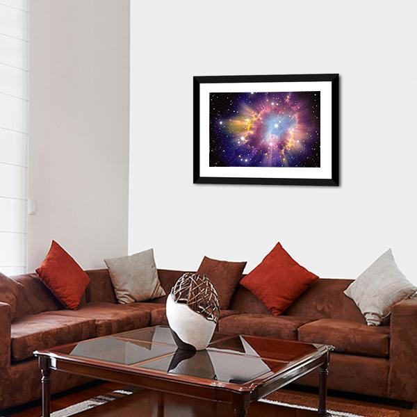 Supernova Explosion Canvas Wall Art-3 Horizontal-Gallery Wrap-25" x 16"-Tiaracle