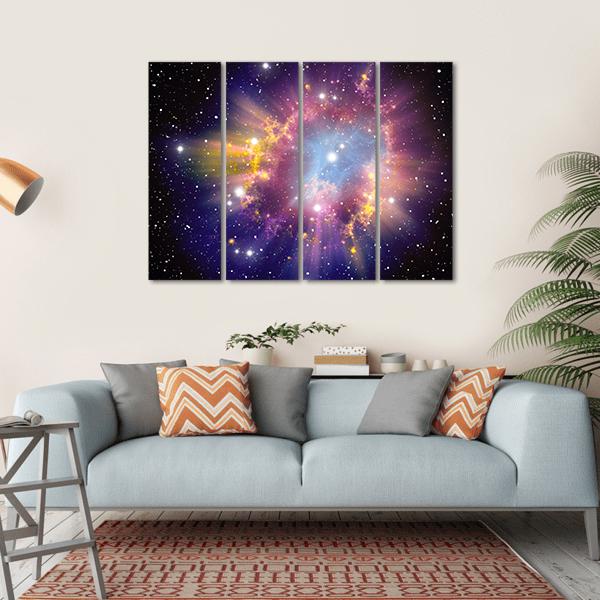 Supernova Explosion Canvas Wall Art-4 Horizontal-Gallery Wrap-34" x 24"-Tiaracle