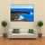 Surf Hitting Bay On Antigua Canvas Wall Art-4 Horizontal-Gallery Wrap-34" x 24"-Tiaracle